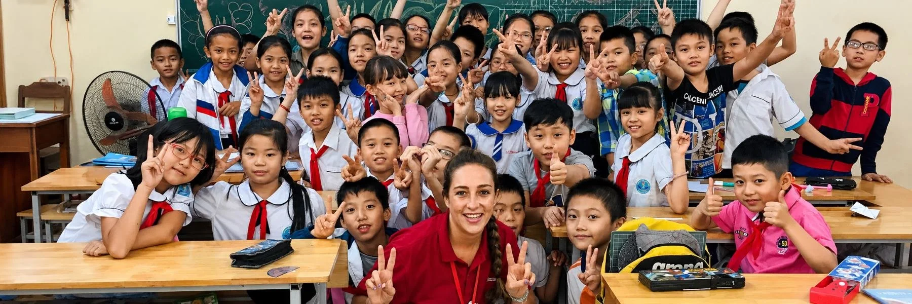 Better yourself and have fun teaching English to Vietnamese school children