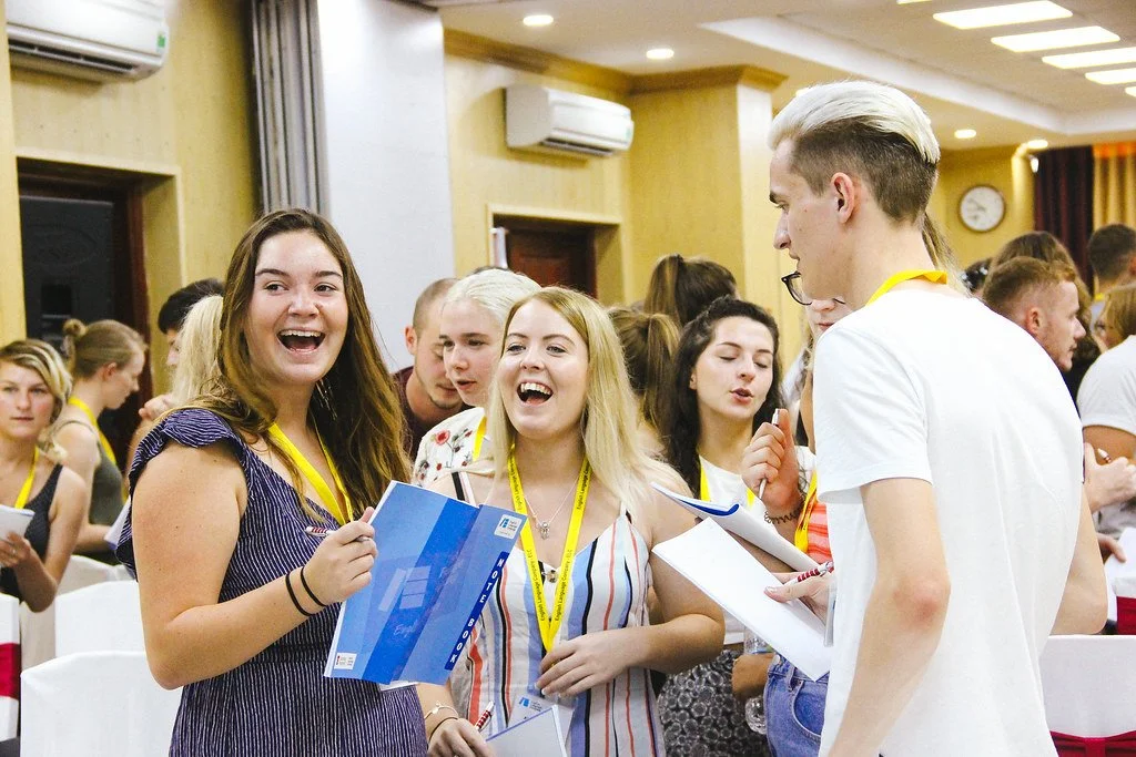 Teachers in a Fluent welcome orientation