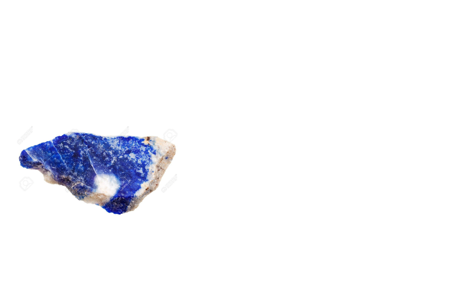 Raw sodalite gemstone