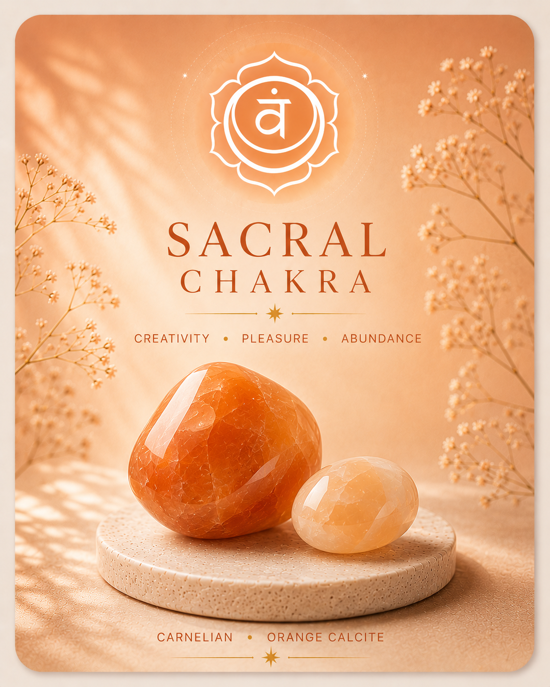 Sacral chakra crystal guide