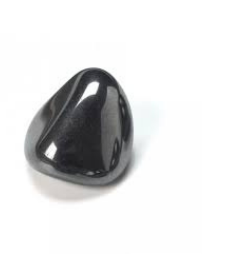 Polished hematite gemstone