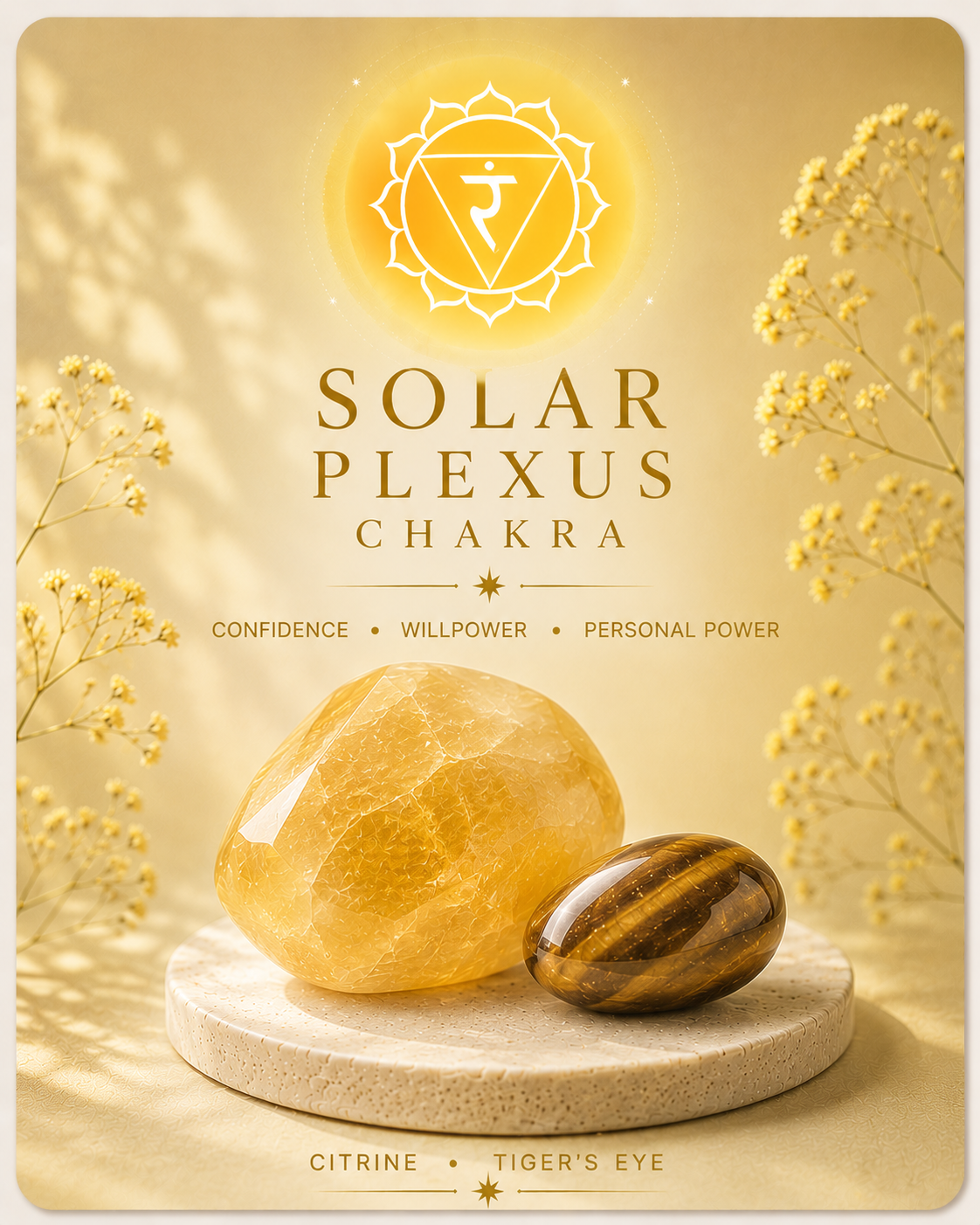 Solar plexus chakra crystal guide