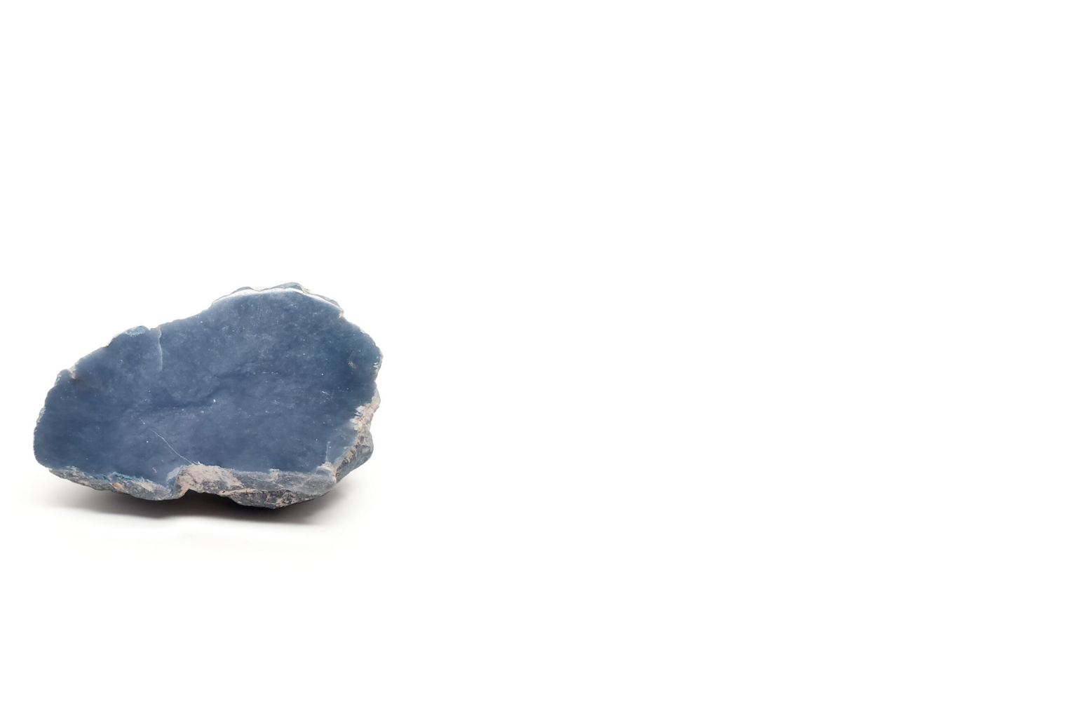 Natural angelite gemstone