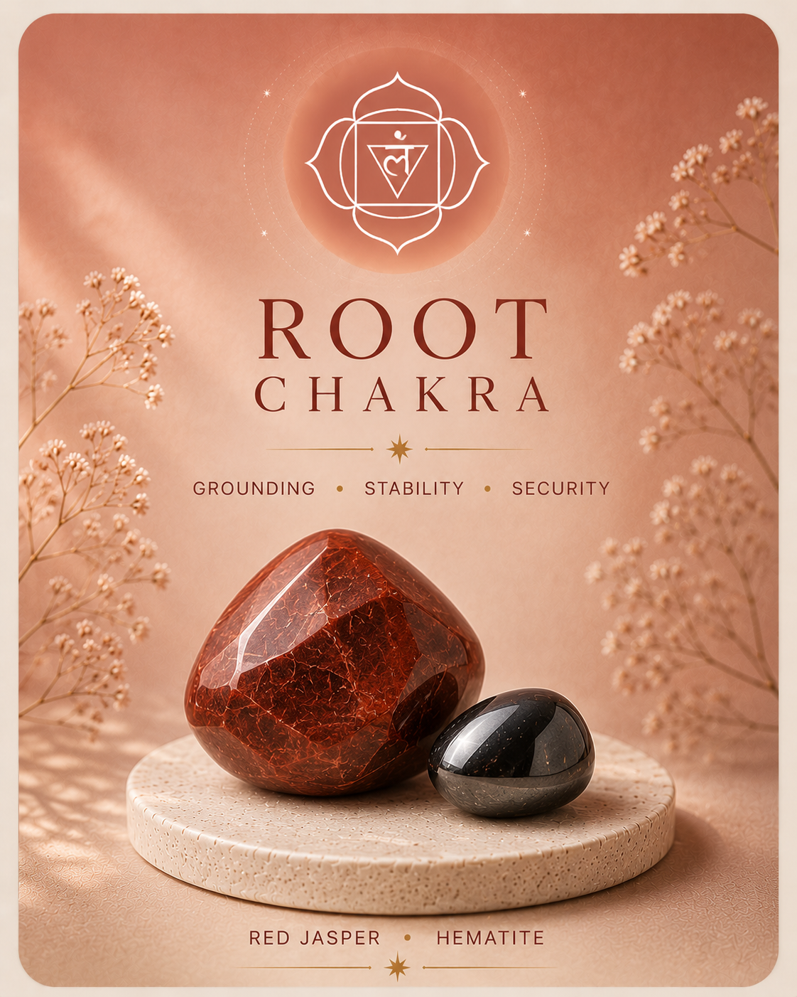 Root chakra crystal guide