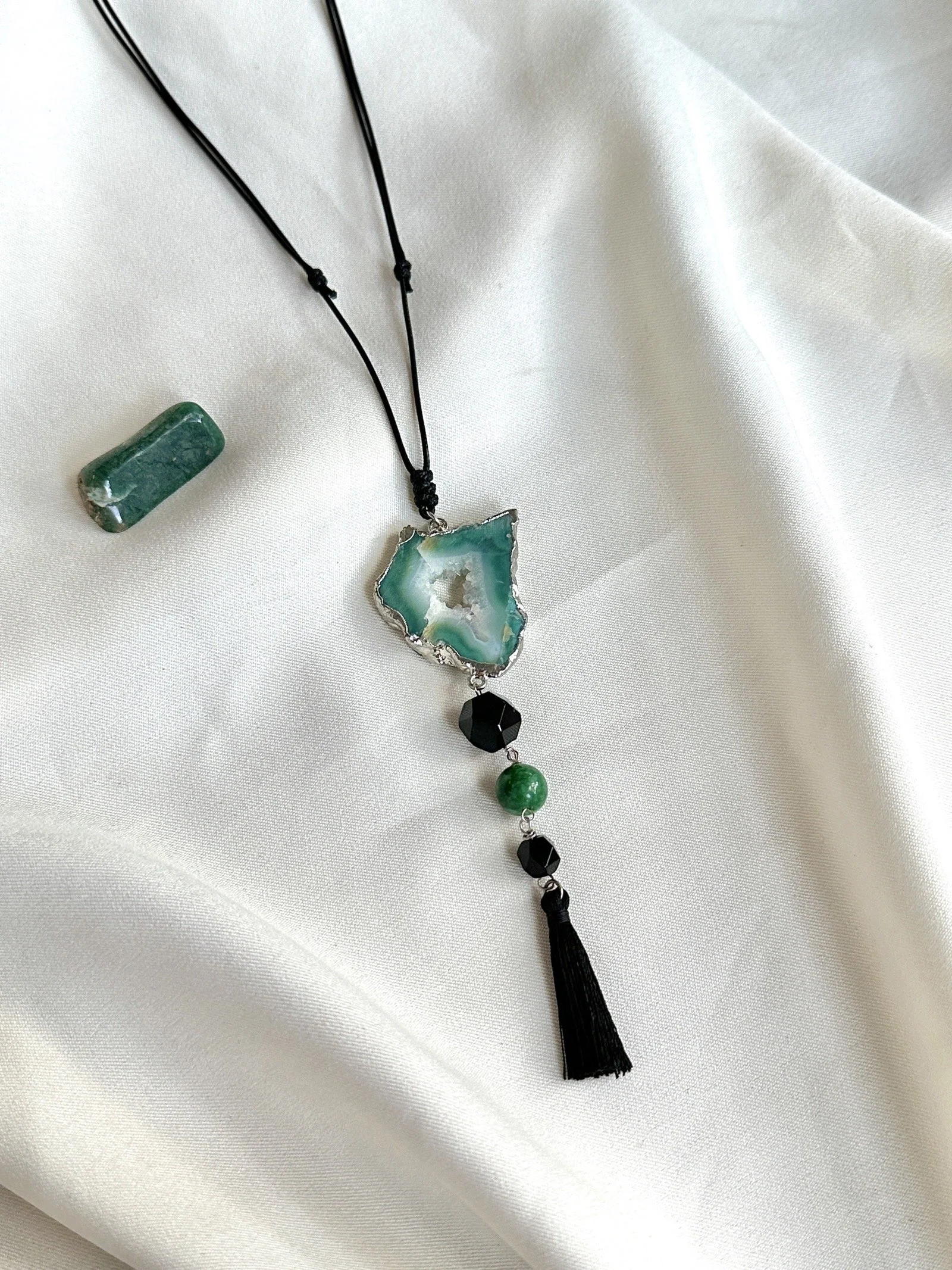 green-agate-druzy-gemstone-tassel-necklace.JPG