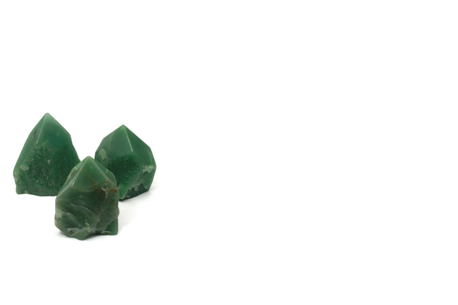 Natural Green Aventurine crystals
