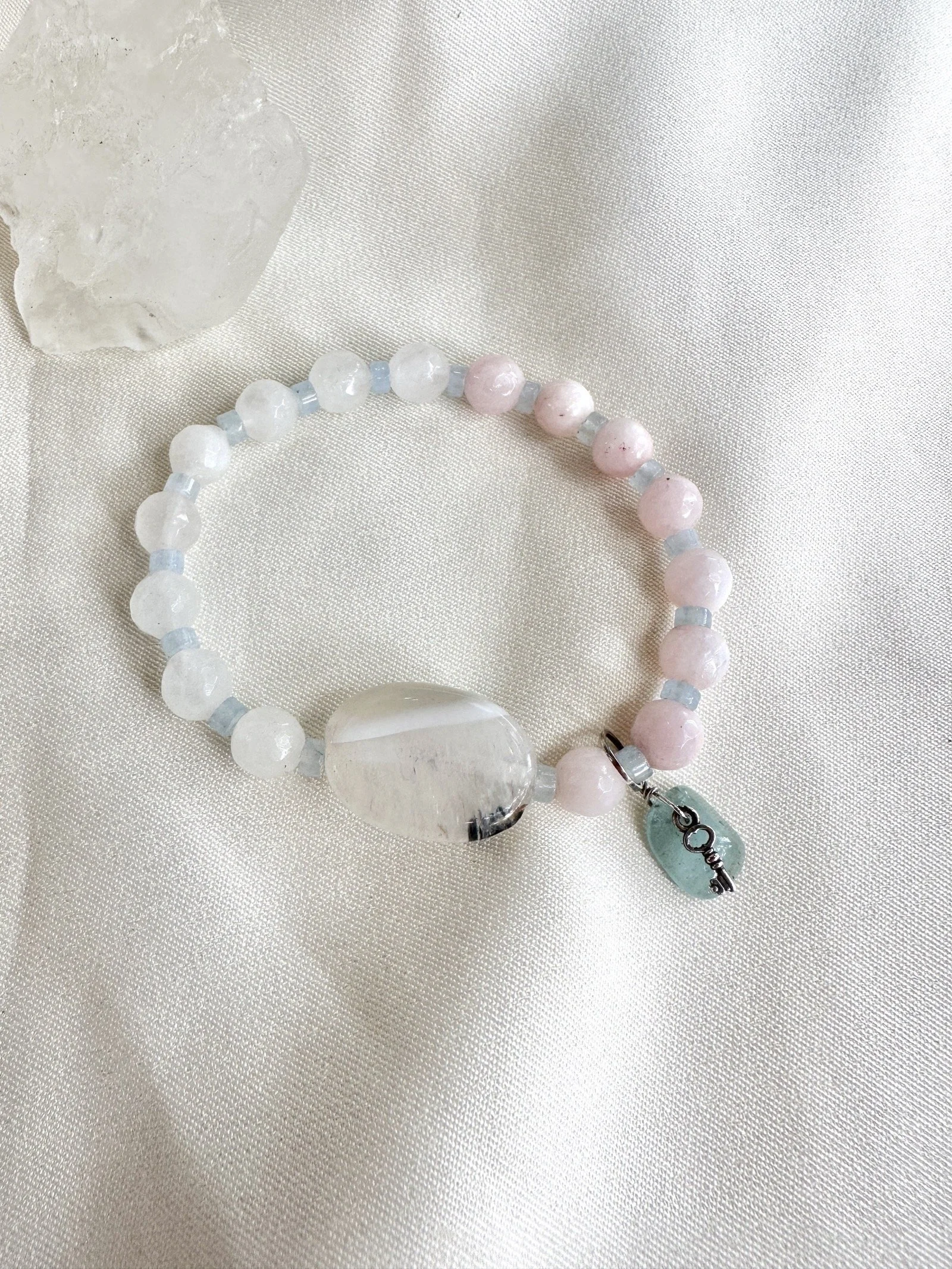 morganite-white-agate-key-charm-bracelet.JPG