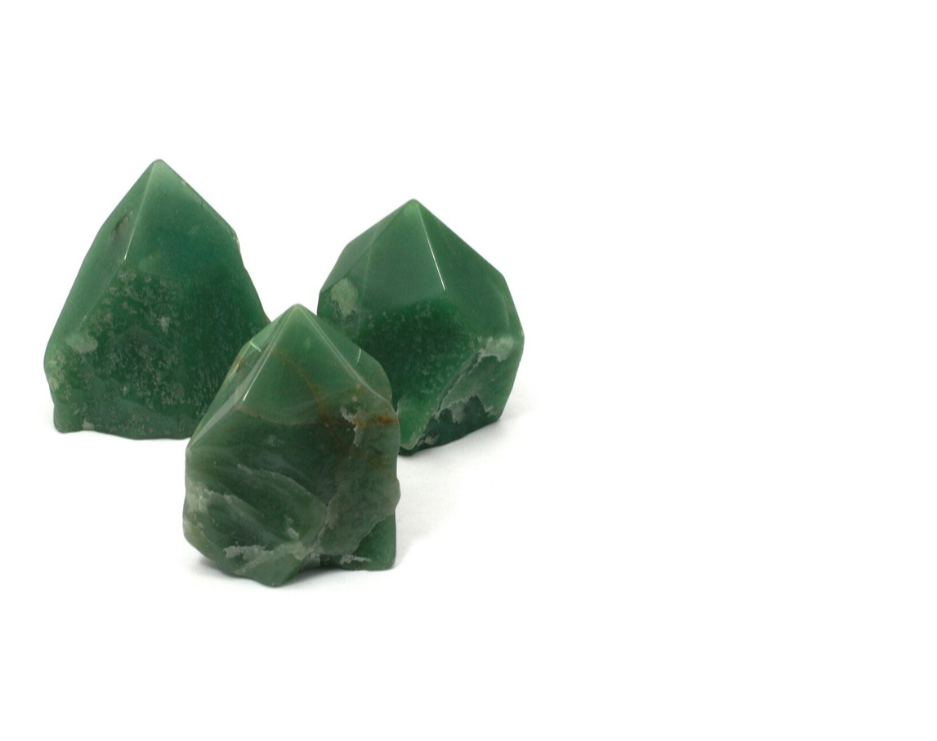 Natural Green Aventurine crystals