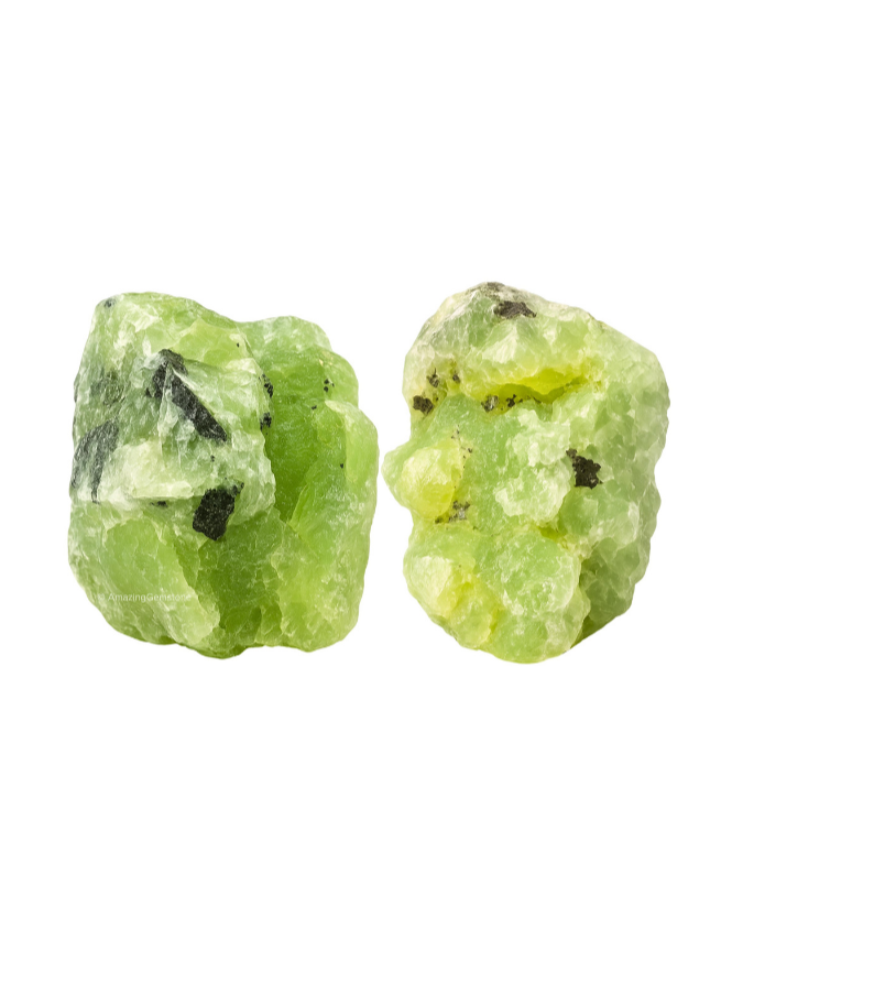 Natural prehnite gemstone