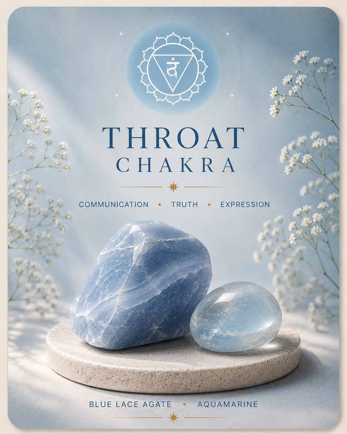 Throat chakra crystal guide