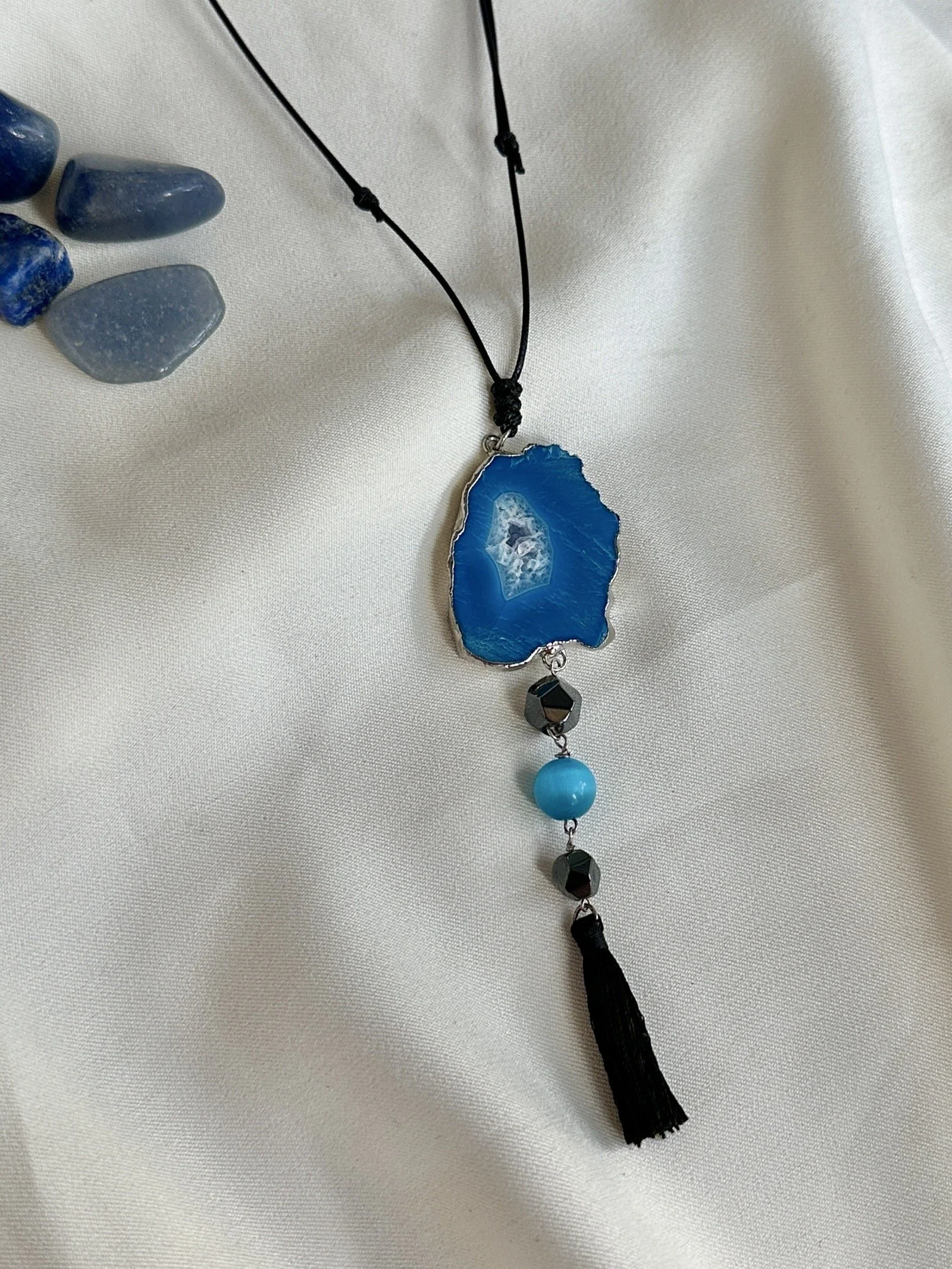 blue-agate-druzy-cats-eye-hematite-necklace.JPG