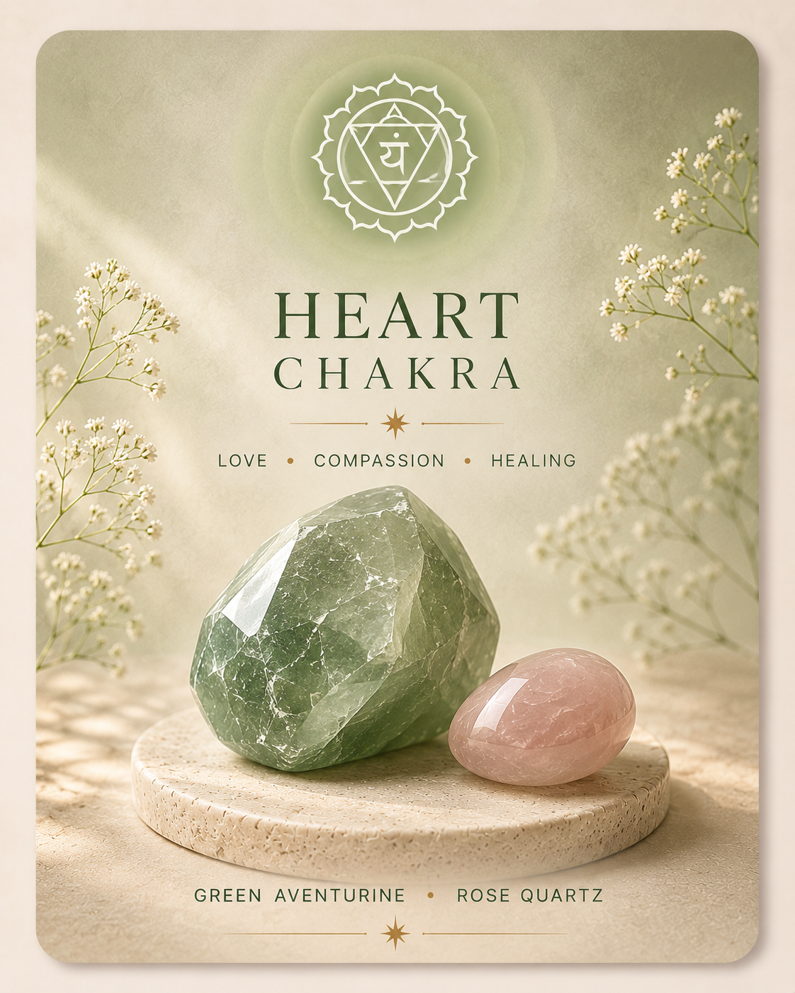 Heart chakra crystal guide