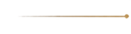 A pencil with a yellow body and pink eraser at the end, positioned horizontally on a white background.