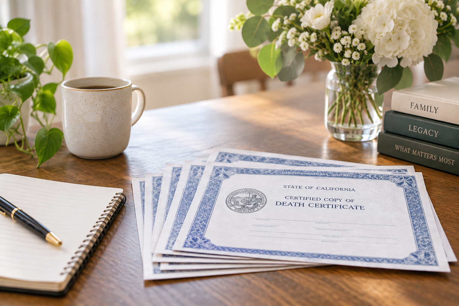 How Many Death Certificates Do I Need? A Guide for California Families