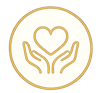 Two hands holding a heart