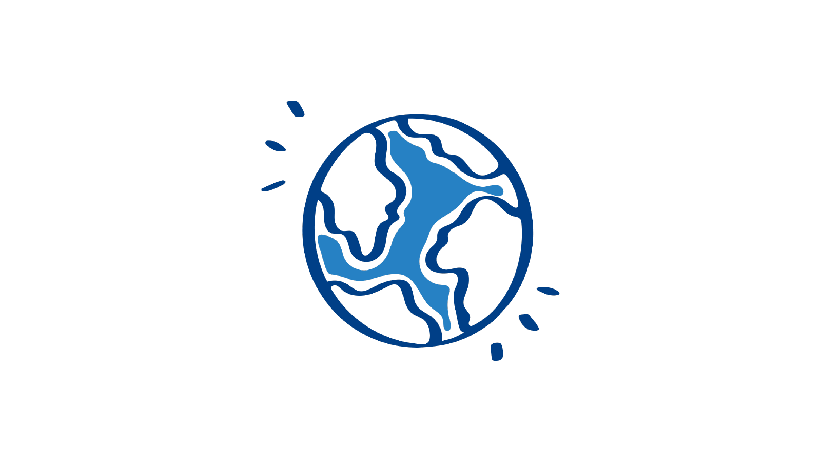 Icon of a globe