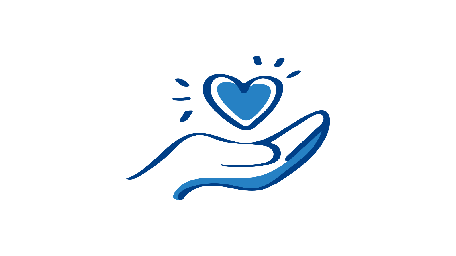 Icon of a hand holding a heart