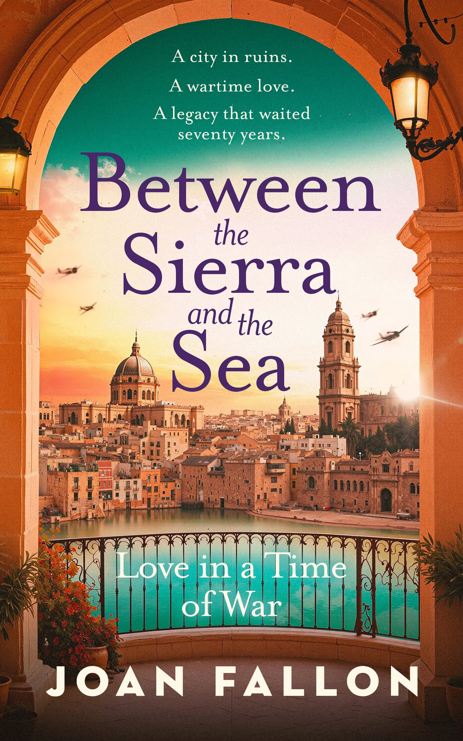 Book cover image for Between the Sierra and the Sea overlooking the city.