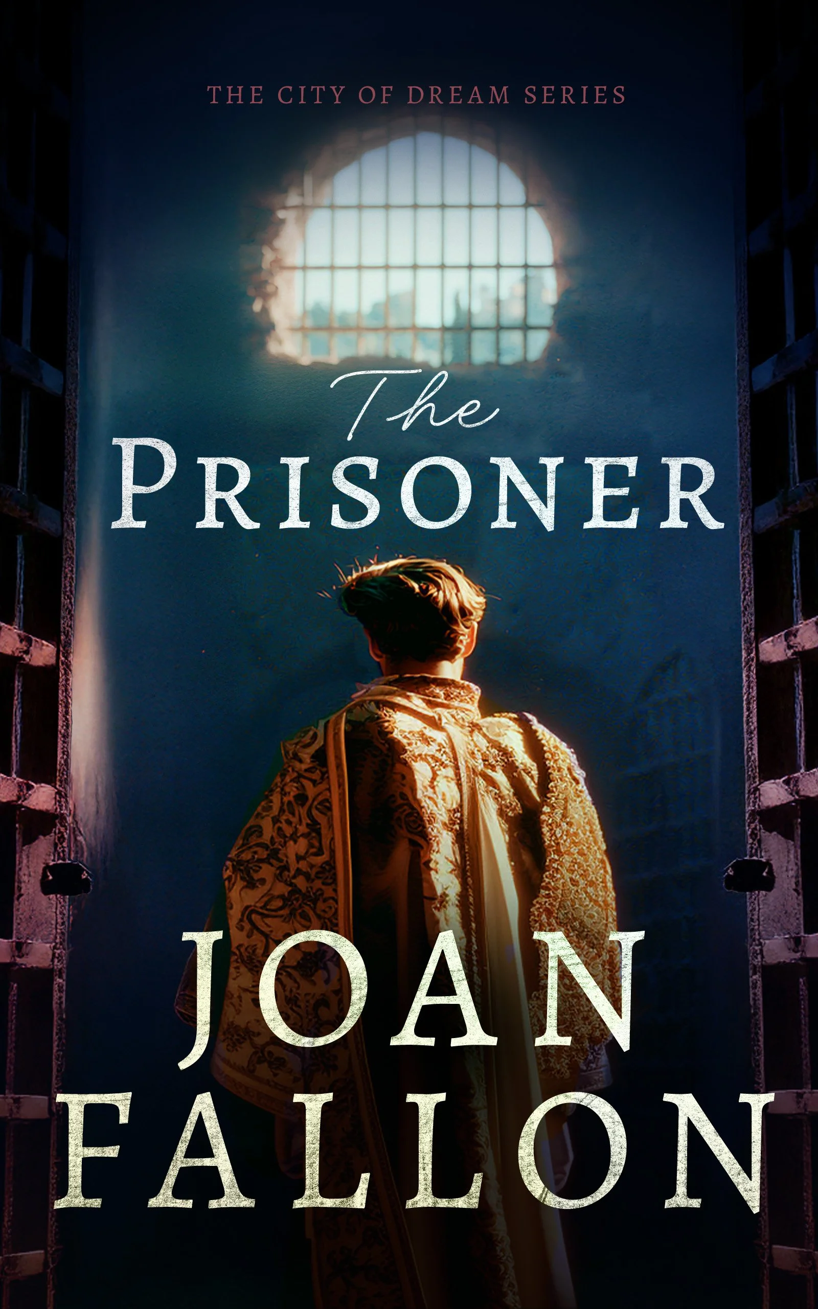 The book cover shows the young prince in the dungeons.