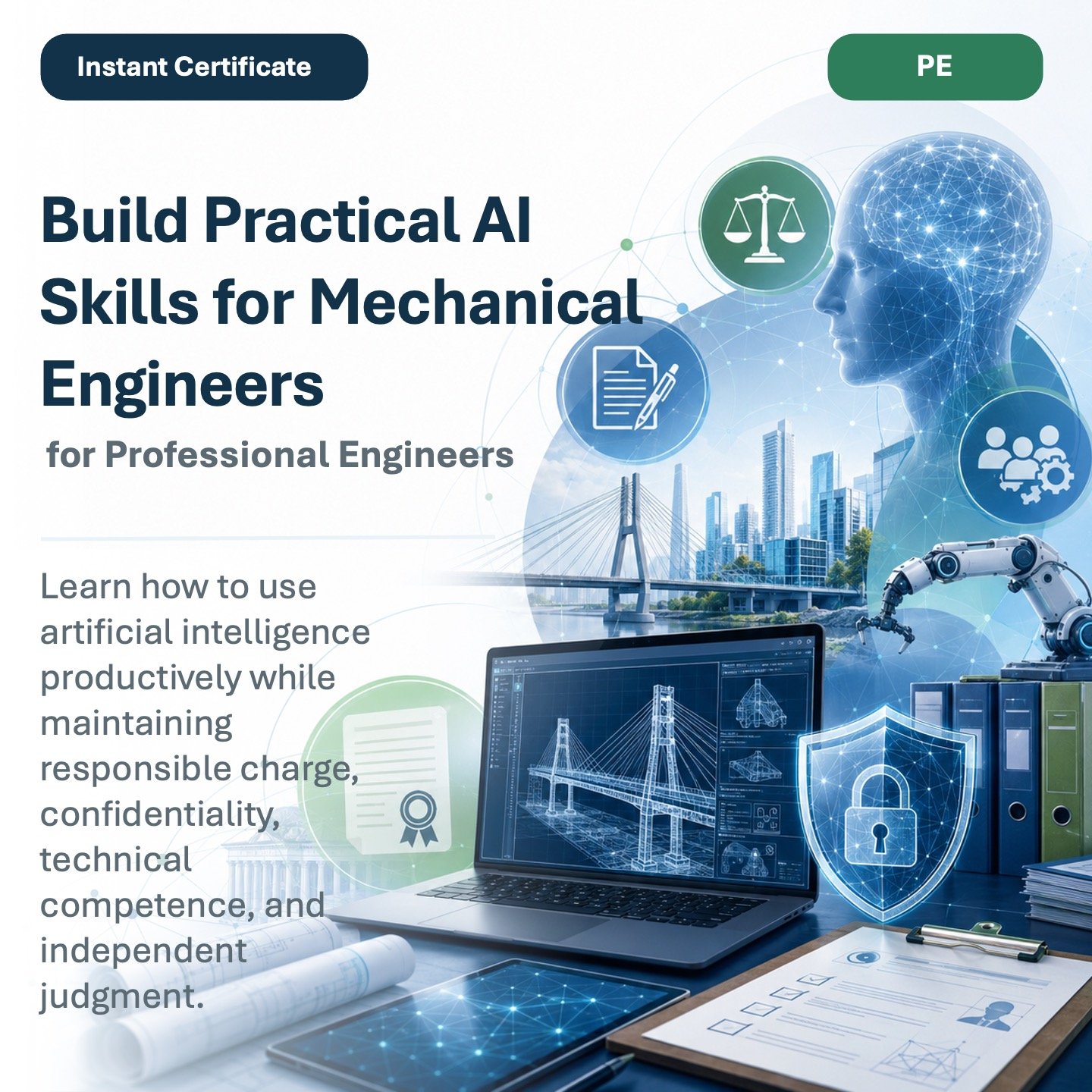 Mechanical engineering PE continuing education 15 PDH course curriculum breakdown timeline