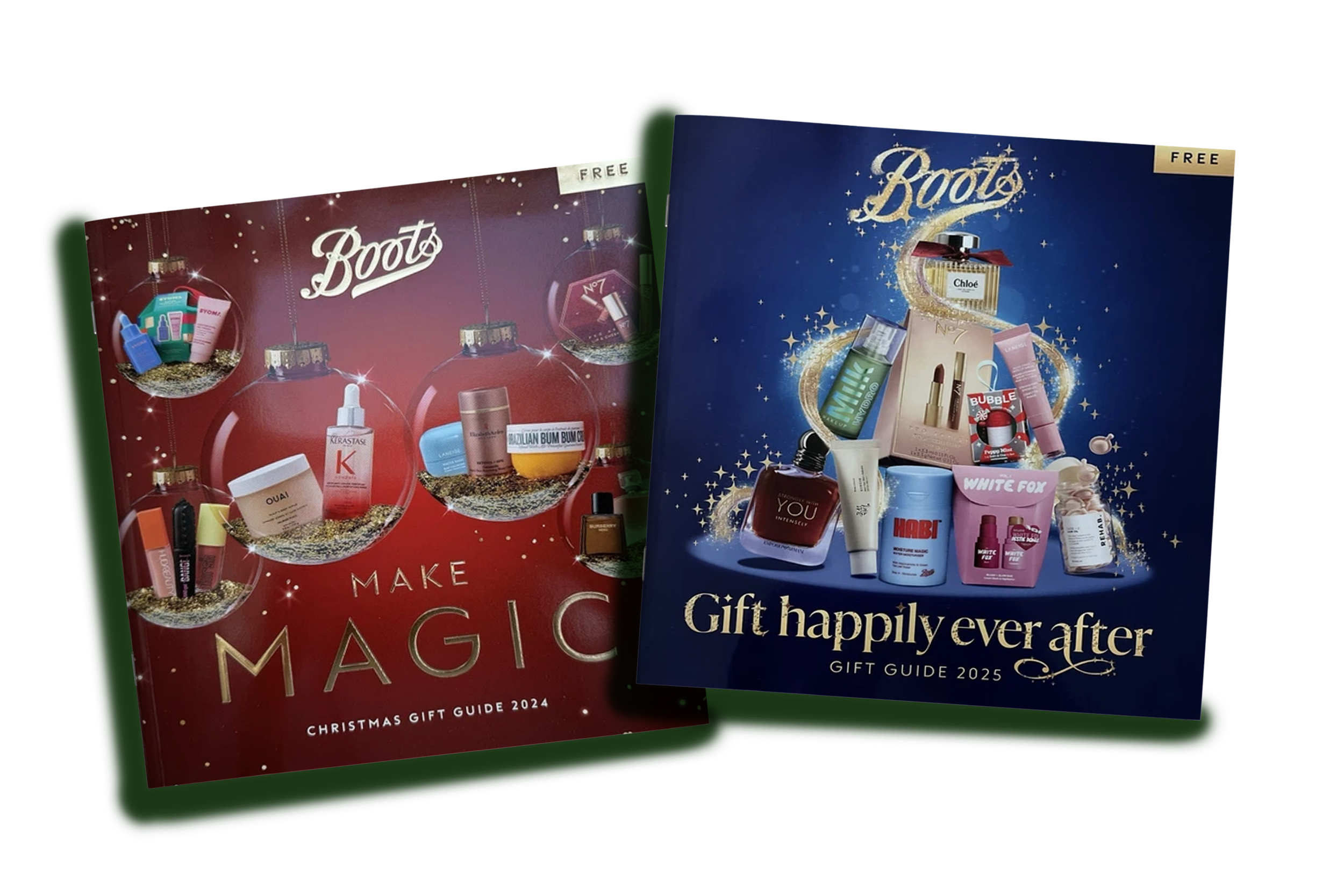 Boots Christmas brochures