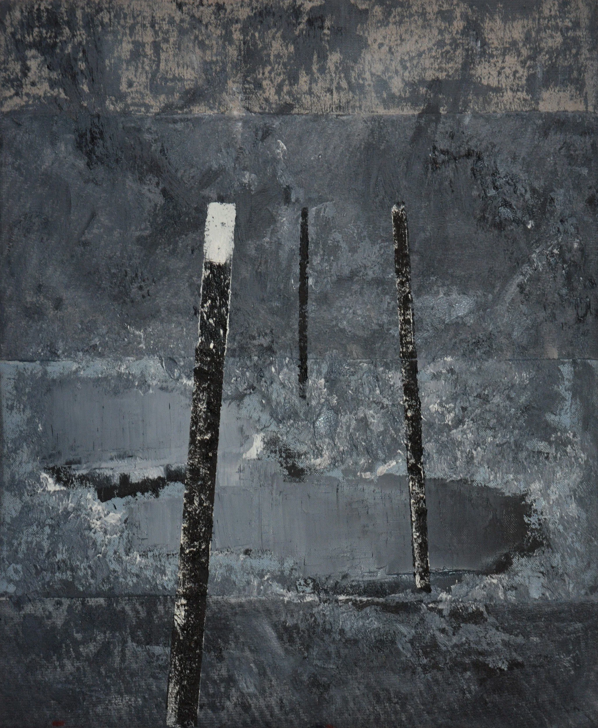 Celui qui éclaire le monde, 2022. Huile sur toile, 46 × 38 cm. Miško Pavlović
