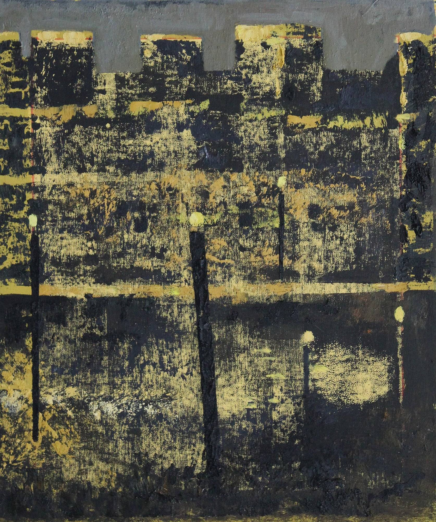 Venezia, 2025. Huile sur toile, 46 × 38 cm. Miško Pavlović