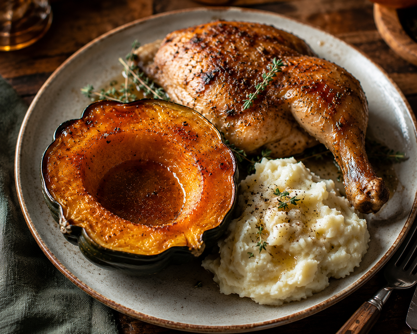 Maple Acorn Squash