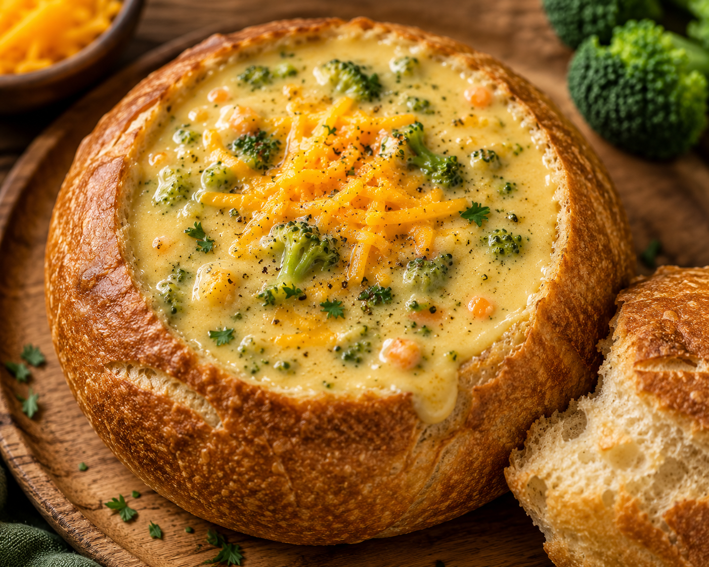 Finn’s Broccoli Cheese Soup