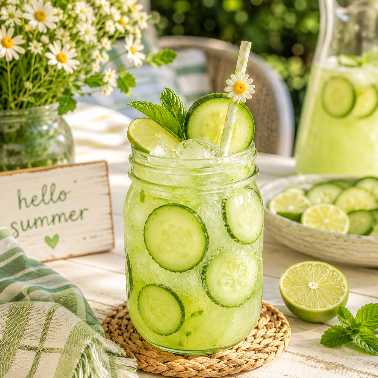 Garden Cucumber Cooler