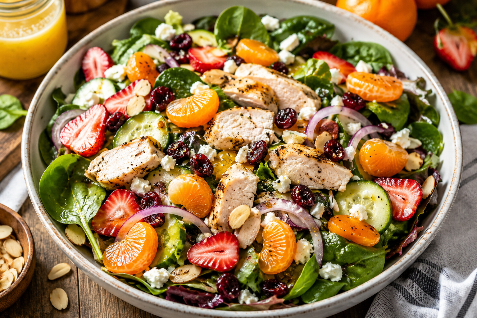 Farmhouse Mandarin Chicken Salad