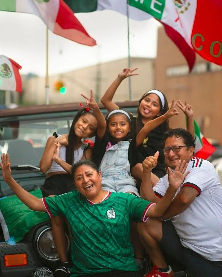 At Maria's Bistro in Sunset Park, Mexico wasn't just playing England. It was being lived. 

Families stood shoulder to shoulder singing the anthem. Green, white, and red filled every corner of the restaurant.

Then Freddie asked if I would make a fam