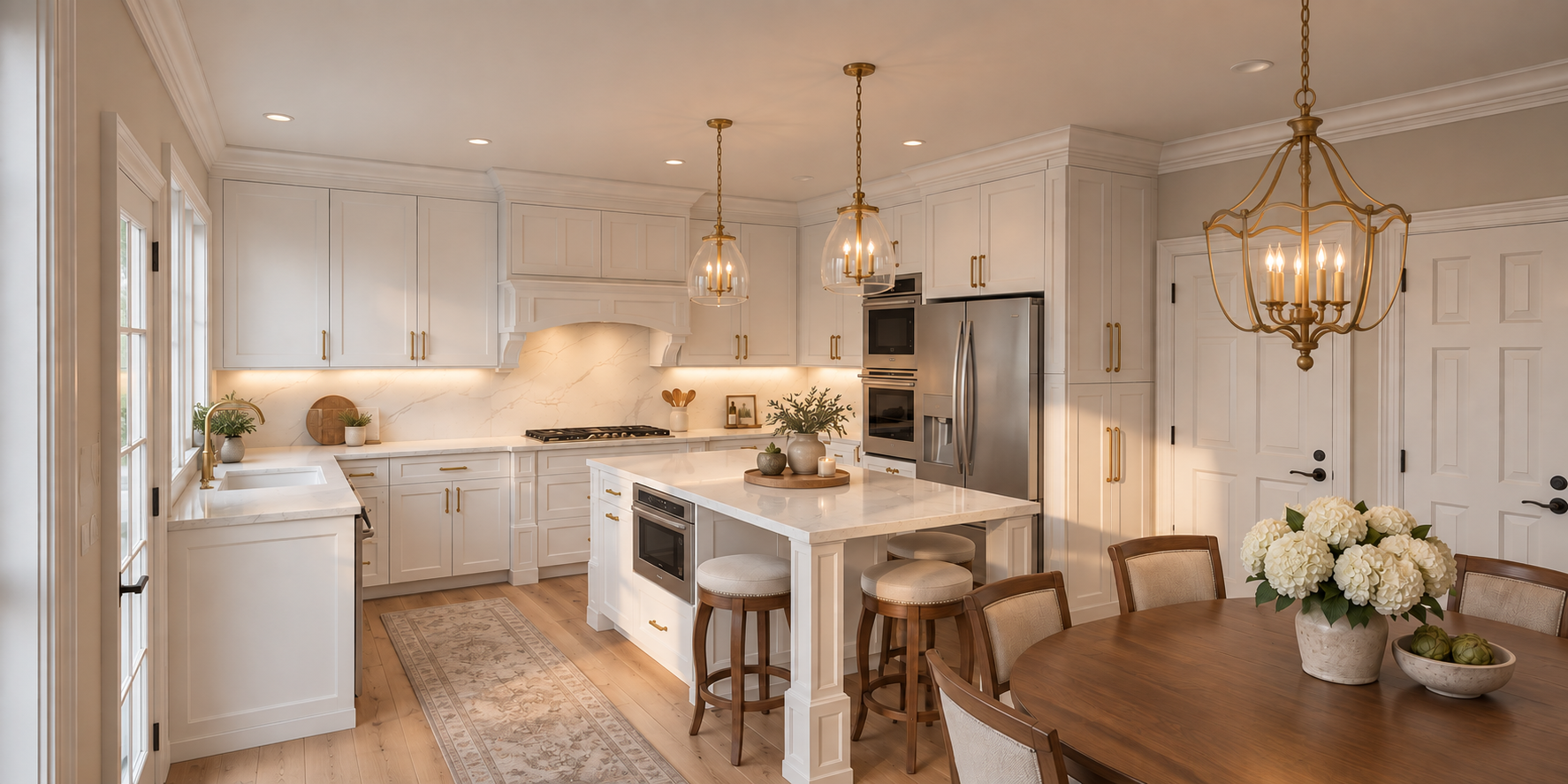 Pittsburgh Luxury Kitchen Renovation White and Gold.png