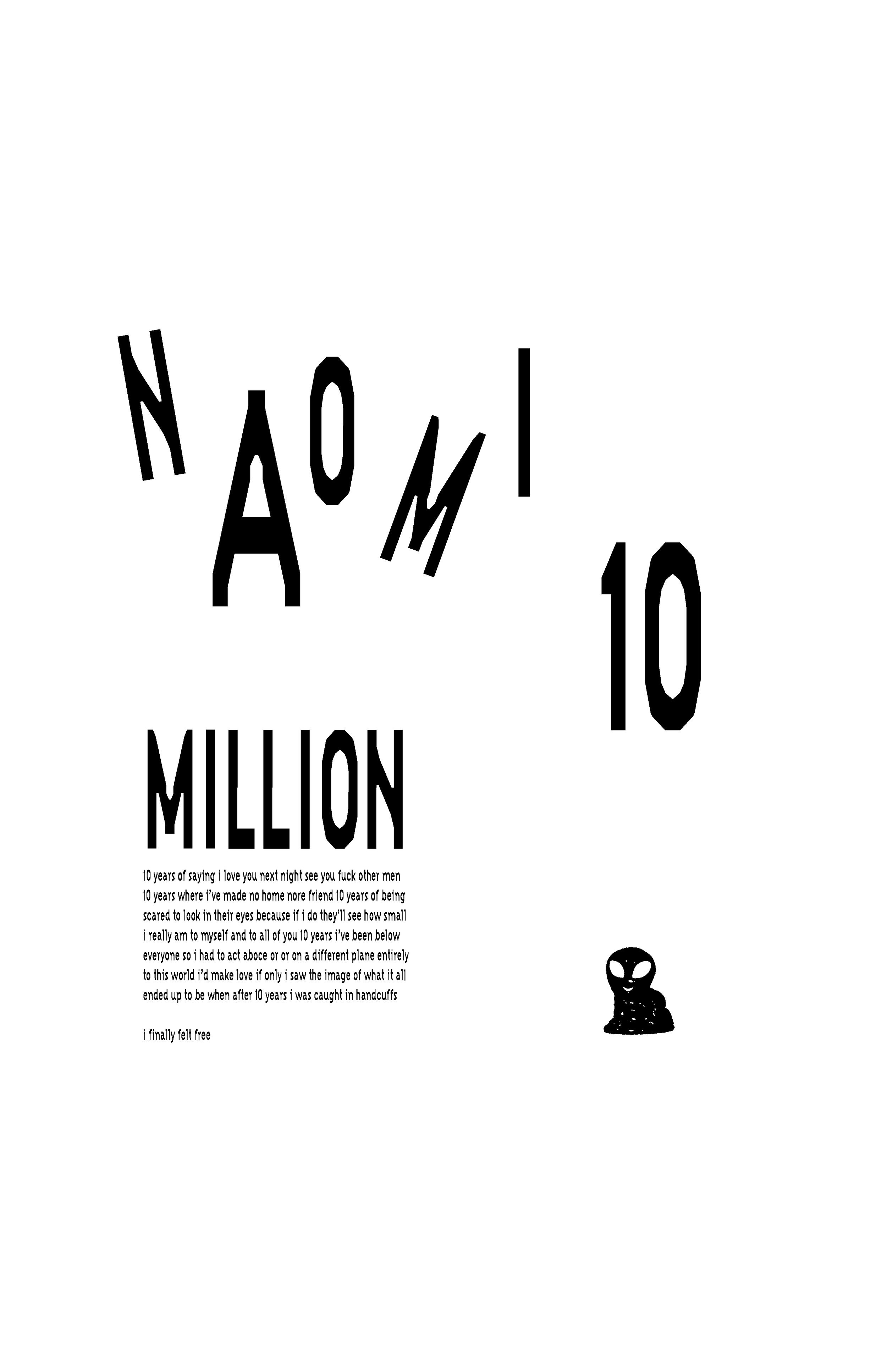 Naomi 10 Million, Band Merch Design