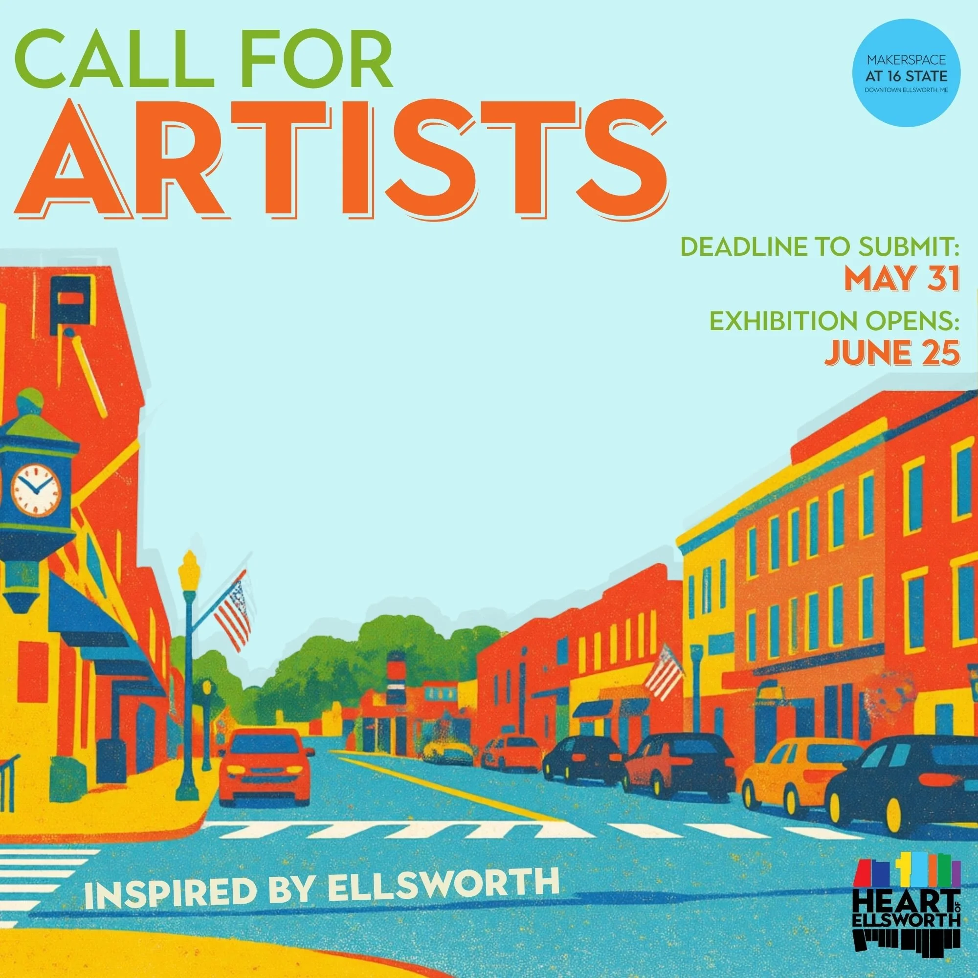 Call for Artists: Inspired by Ellsworth, A Summer Exhibition at 16 State