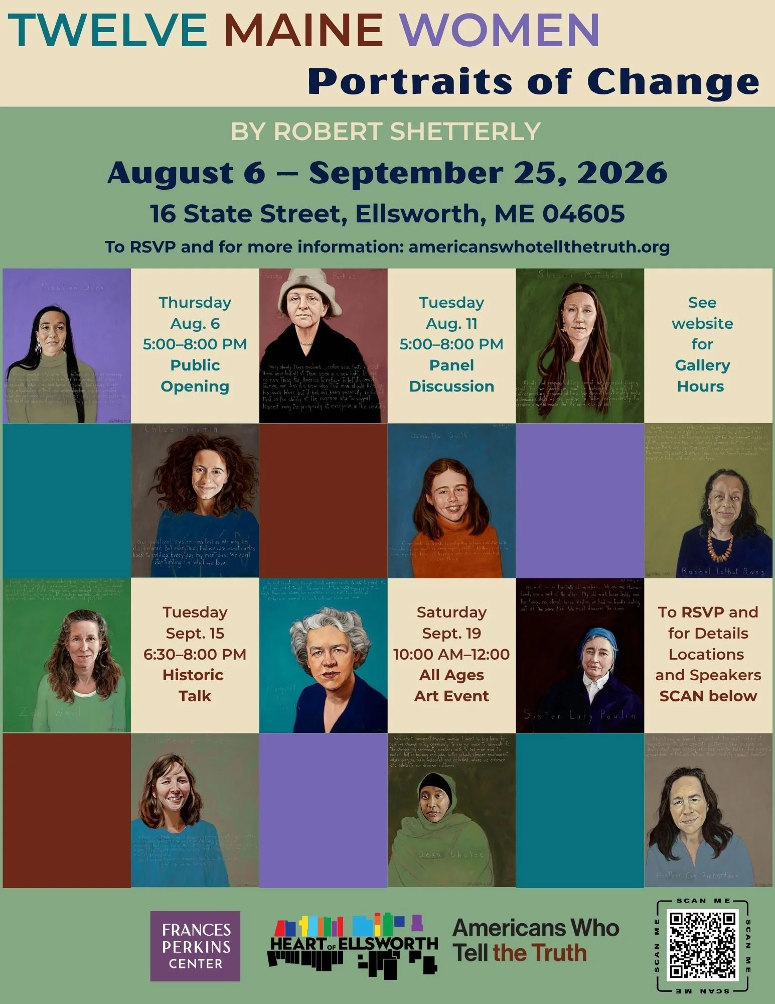 Twelve Maine Women: Portraits of Change