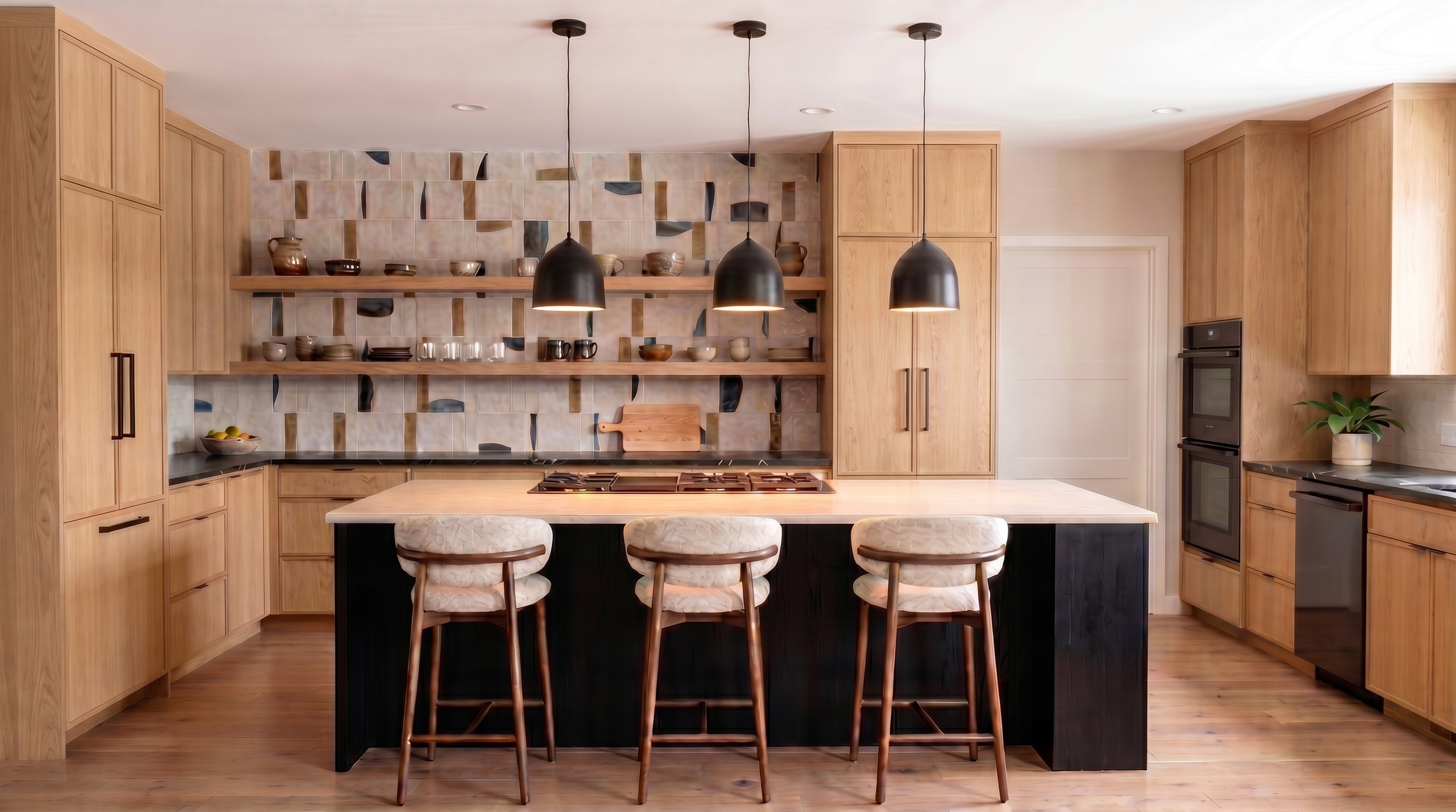 residential kitchen backsplash