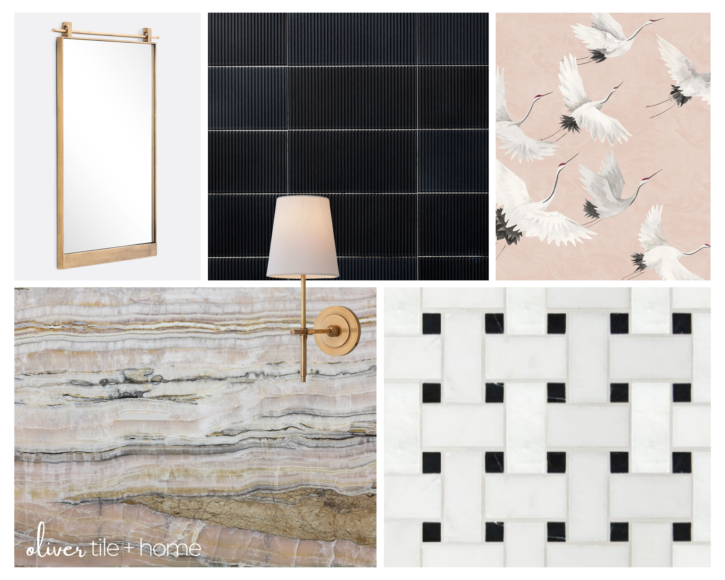 Pink and Black Powder Bath