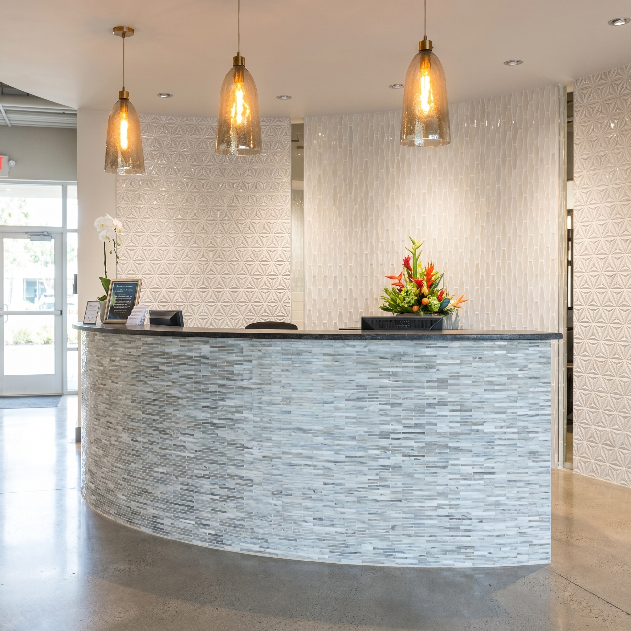 showroom reception desk