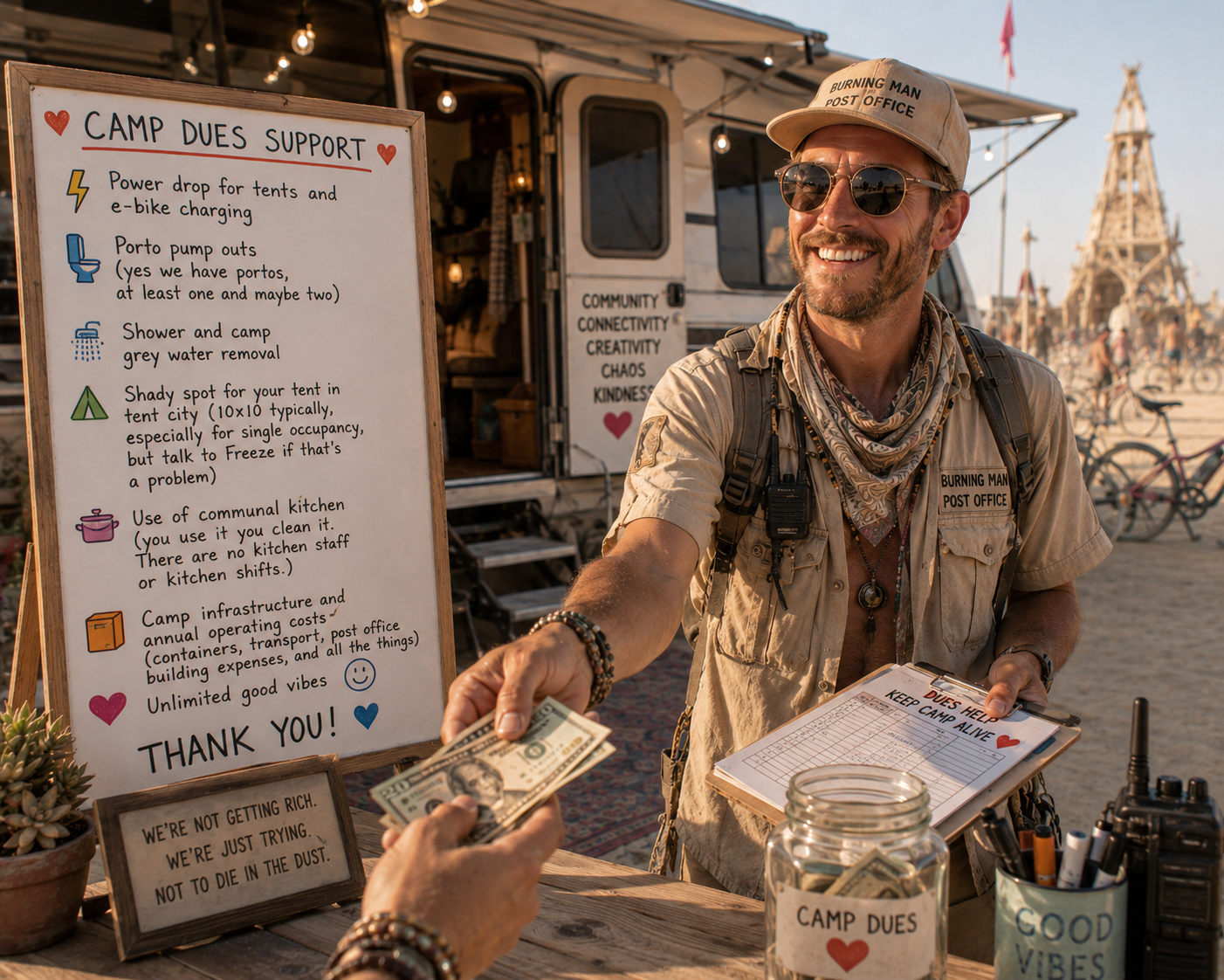 Camp Dues (shared expenses)