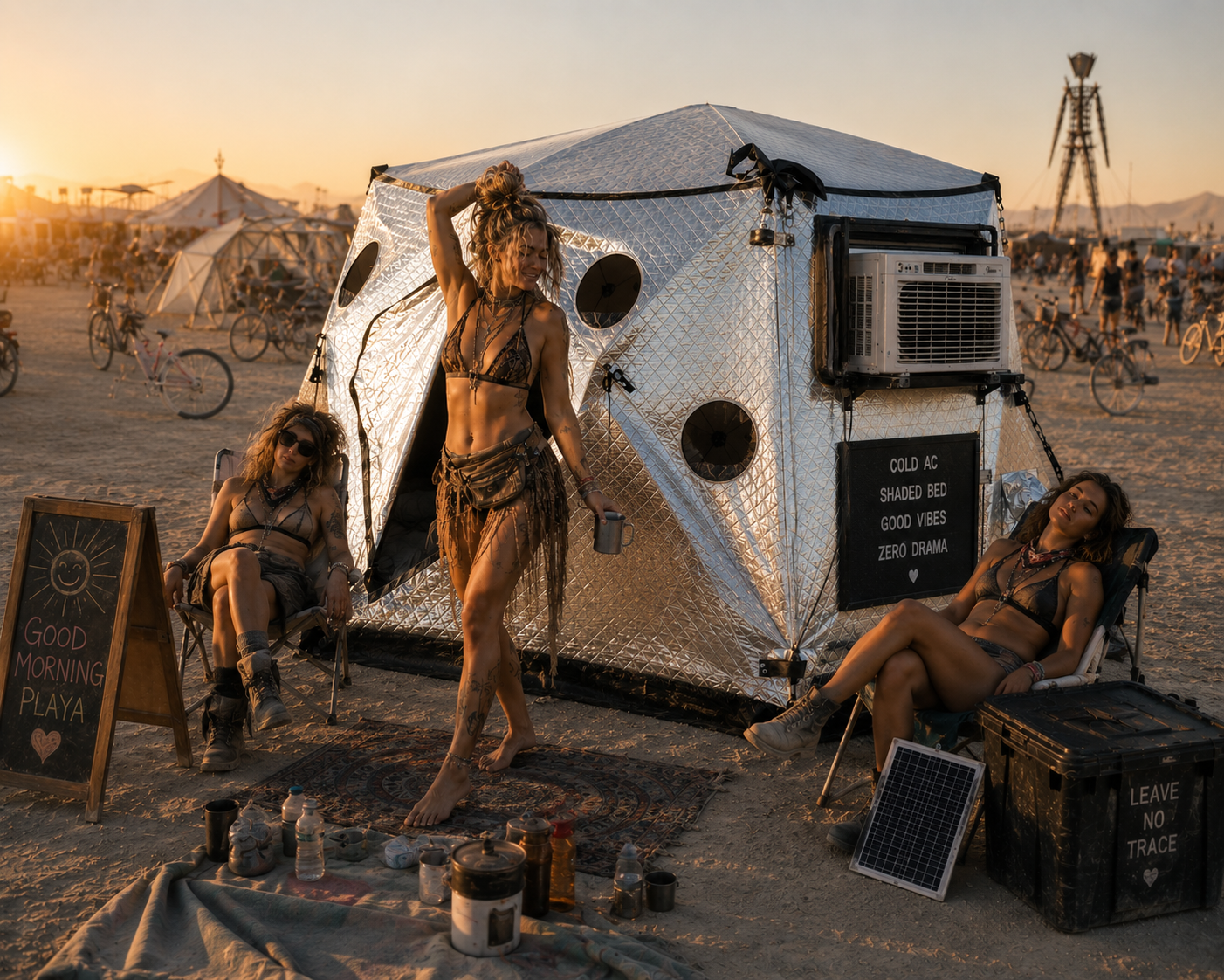 Shiftpod or other tent with AC or Freezer- $300