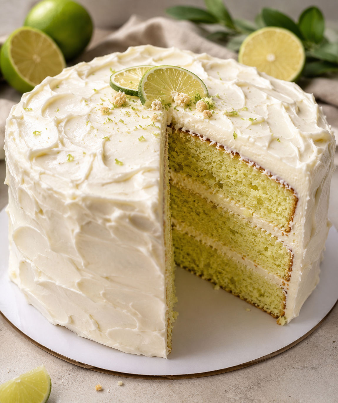 Signature 3 Layer Key Lime Cake