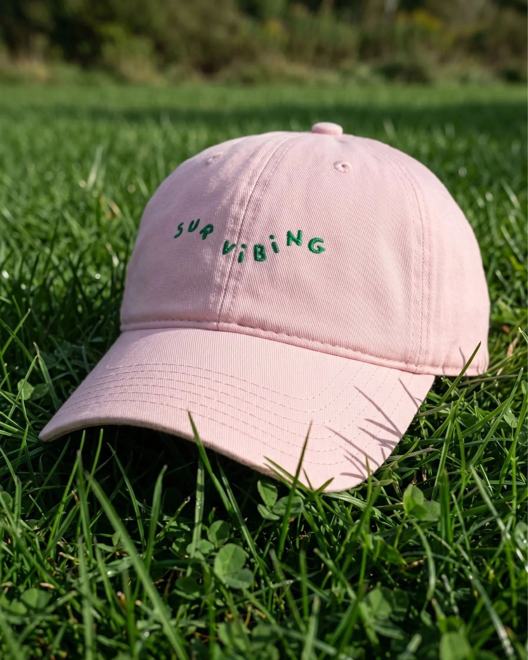 Sur Vibing Dad Hat - Pink