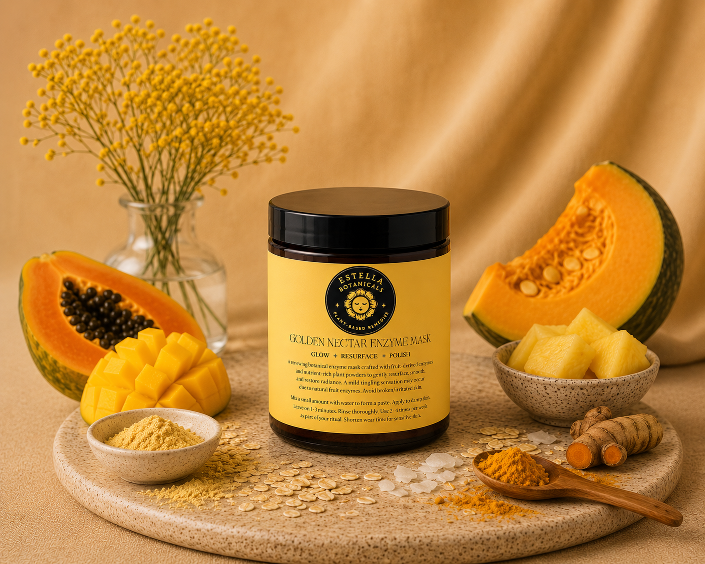Golden Nectar Enzyme Mask