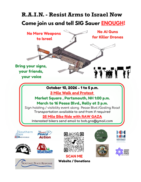 March and Rally Against SIG Arming Israel