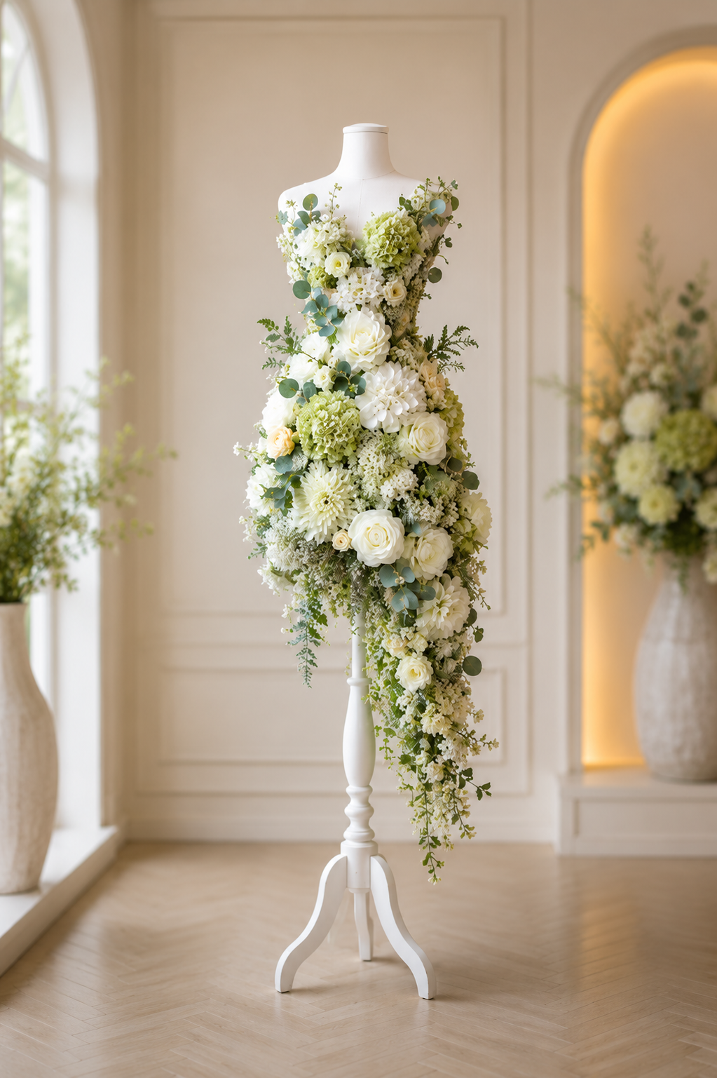 Ivory Cascade Floral