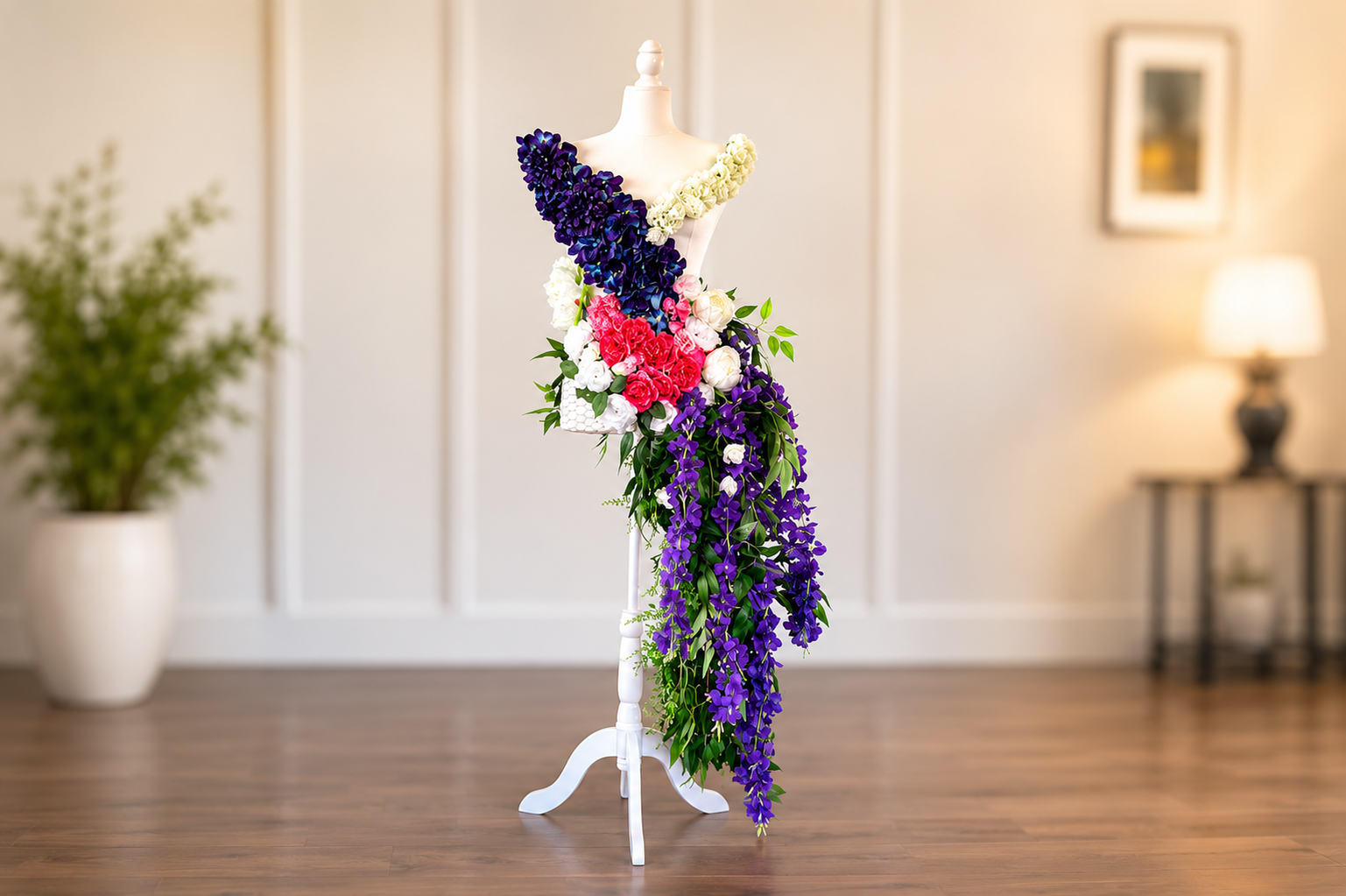 Orchid Cascade Elegance