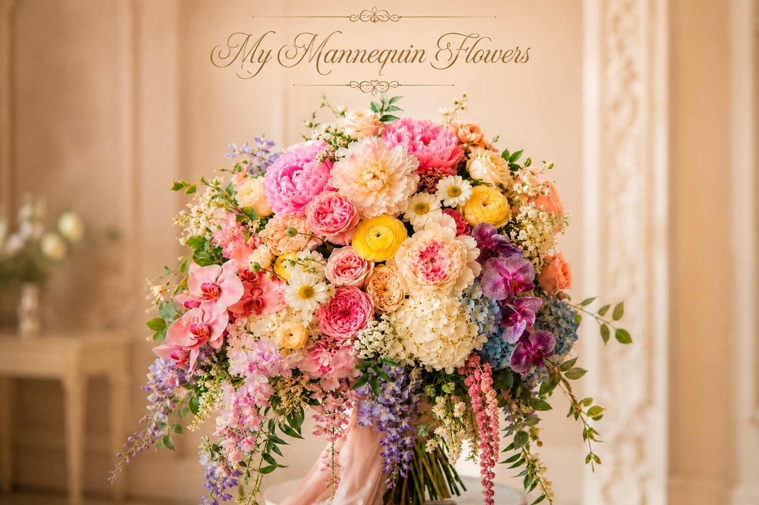 Pastel flower bouquet display

Elegant pastel bouquet featuring roses, hydrangeas, orchids, and mixed flowers arranged in a soft romantic style.