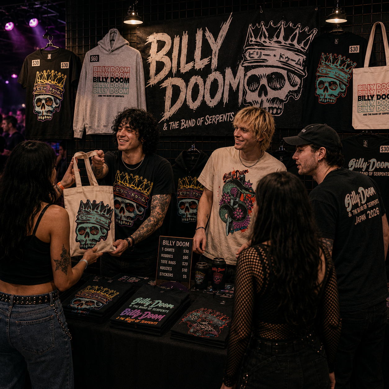 Custom Band Merchandise