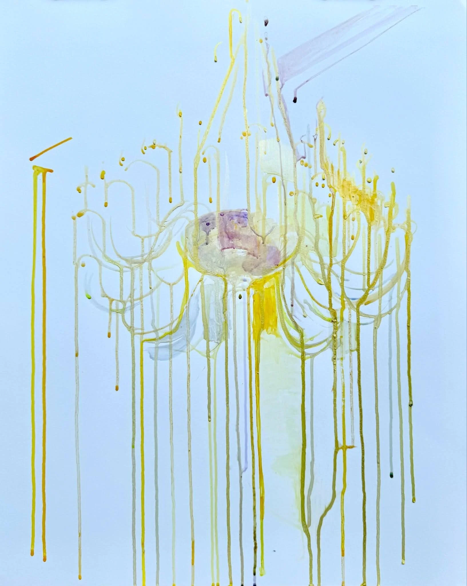 "Light," 2026, Ink on vellum, 22 x 18 in